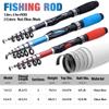 DKEKE 1.0m1.5m Mini Telescopic Rod Reel Seat EVA Handle Spinning Fishing Rod Fishing Tackle DKEKE (Color : Red, Length : 1.5m) view 4