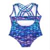 renvena Girls One Piece Cartoon Printed Swimsuit Back Straps Crisscross Bathing Suit Swimwear Color 10 view 2