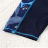 Moily Kids Boys 2PCS Shark Swimsuit UPF 50+ Rash Guard Swimwear Long Sleeves Shirts Top with Shorts Set Navy Blue Shark 5-6 Years view 4