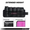 Adjustable Ankle Weights 1-5/10/15/20LBS Pair with Carry Bag - Breathable Fabrics, Reflective Trim - Strength Training Leg Wrist Arm Ankle Walking Weights Sets for Women Men Kids (Pink, 20-lb pair (10 lbs each)) view 3