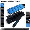 Adjustable Ankle Weights 1-5/10/15/20LBS Pair with Carry Bag - Breathable Fabrics, Reflective Trim - Strength Training Leg Wrist Arm Ankle Walking Weights Sets for Women Men Kids view 2