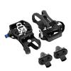 Thinvik Pedals with Toe Cage for SPD Cleats & Regular Shoes - Dual Sided Exercise Pedals Compatible with Shimano SPD 9/16'' Spindle for Peloton/Indoor Cycling view 1