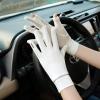 BXT Women UV Mesh Sun Gloves Anti-Skid Driving Touch Screen Summer Cool Sun Protection Cycling Riding Breathable Full Finger Sunblock Gloves Outdoor Sunscreen for Women Girls view 4