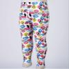 FEESHOW Kids Girls Cotton Yoga Leggings Elastic Waistband Pattern Print Athletic Pants for Workout Fitness Dance Colorful Lips 5-6 Years view 4