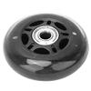 1pc 3inch Skates Wheel Black Transparent Silent PU Casters w/ 608ZZ Bearing Skates Luggage Cart Wheel Roller Replacement DUO ER view 3