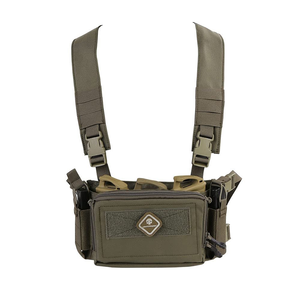 EMERSONGEAR D3CR Micro Chest Vest,Mini Style,Compatible with Chest Strap/Tac Backpack/Tac Vest,Unisex