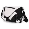 ISaikoy Casual Canvas Messenger Bag Satchel Crossbody Bag Handbag Shoulder Bag Color Q170 view 1