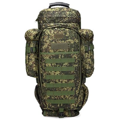 60L Outdoor Sports Military Backpack Assault Survival Pack Rucksack Large Tactical Bag (Russian camouflage)