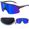 Living out your qool time Polarized Shield Cycling Sunglasses for Men and Women Volleyball Running Golfing MTB Padel Tennis 118 view 1