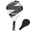 Froiny Racket Beach Tennis Carbon Glass Fiber Men Women Beach Sport Tennis Paddle Racket Professional Beach Racket with Cover Bag, White view 4