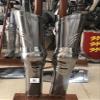 Medieval Knight Steel Full Leg Armor Halloween Wearable Costume view 1