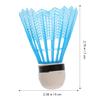 FAVOMOTO 12pcs Nylon Badminton Shuttlecocks Oversized Plastic Birdies for Sports Red Shuttlecocks Training Set view 2