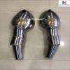 Steel Full Arm Set Medieval Armor Knight Armor Halloween Costume view 2