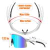 Living out your qool time Polarized shield wrap around Cycling Sunglasses Men Women Baseball ski Triathlon Volleyball Running pickleball Padel Tennis 118 view 3