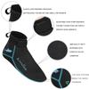 OMGear Water Socks Neoprene Socks Beach Booties Shoes 3mm Glued Blind Stitched Anti-Slip Wetsuit Boots Fin Swim Socks (3mm Low Cut/Aqua, 2XL) view 2