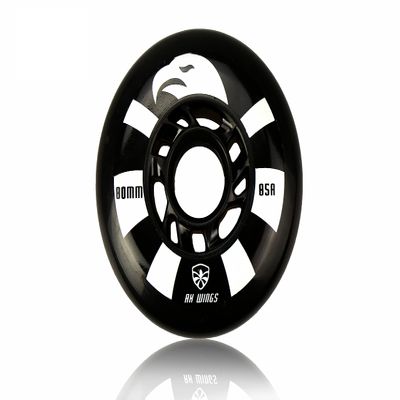 Flying Eagle RX Wings- Inline Skates with Inline Skate Wheels, Speed Skate Wheels, Inline Skate Replacement Wheels, Skates for Adults, Durable Inline Skating, Smooth Skate Wheels, Black, Size 76mm 86A