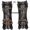Nautical-Mart Rikomer Steel Greaves (Silver) view 3