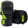 Ultimate - Performance Series - MMA Sparring Shooter Gloves - MMA Boxing Muay Thai Training Bag Work (XS/CH, Black / Green) view 1