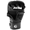 Ultimate - Performance Series - MMA Sparring Shooter Gloves - MMA Boxing Muay Thai Training Bag Work (L/XL, Black / White) view 3