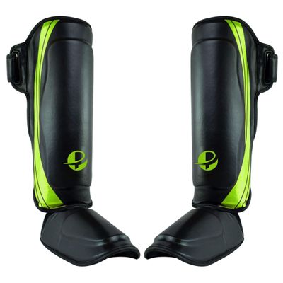Ultimate - Performance Series - Shin Instep - Boxing MMA Muay Thai Taekwondo Training (Green, L/XL)
