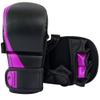 Ultimate - Performance Series - MMA Sparring Shooter Gloves - MMA Boxing Muay Thai Training Bag Work (L/XL, Black / Purple) view 2