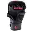 Ultimate - Performance Series - MMA Sparring Shooter Gloves - MMA Boxing Muay Thai Training Bag Work (L/XL, Black / Pink) view 3