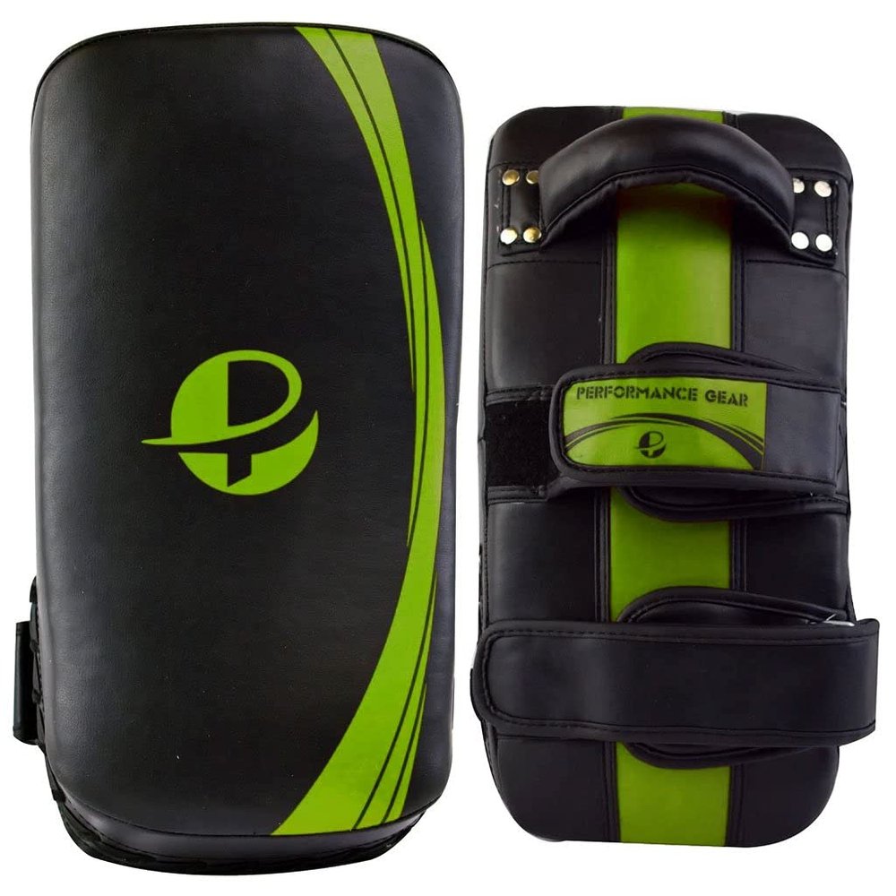 UFG Ultimate - Performance Series - Thai Pad - Boxing MMA Muay Thai Training Targeting (Lime Green)