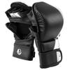 Ultimate - Performance Series - MMA Sparring Shooter Gloves - MMA Boxing Muay Thai Training Bag Work (S/M, Black / White) view 2