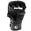 Ultimate - Performance Series - MMA Sparring Shooter Gloves - MMA Boxing Muay Thai Training Bag Work (S/M, Black / White) view 3