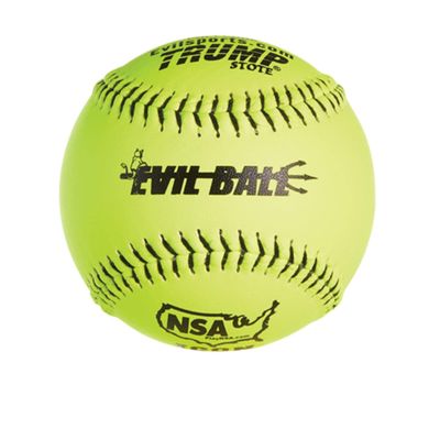 Evil Sports Softball 12in 44/400 NSA Dozen - Green (Faux Leather)