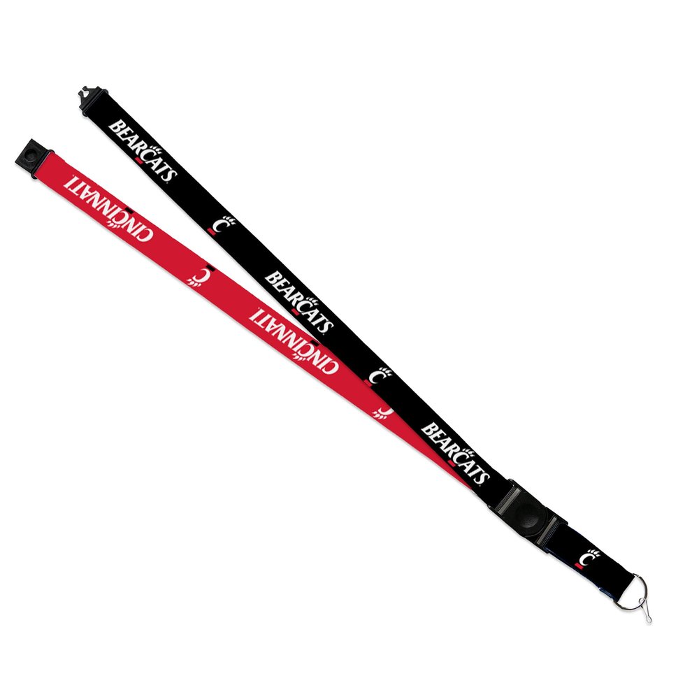 Rico Industries NCAA Cincinnati Bearcats 18" x 1" Premium Unisex-Adult Safety Breakaway Lanyard