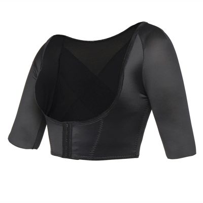 Zzple Arm Compression Sleeve Women - Arm Shaper Post Surgical Slimmer Compression Sleeves Compression Sleeves Upper Humpback Posture Corrector Tops Women Shoulder Shapewear Back Support