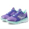 Saucony Wind 2.0 Running Shoe, Purple/Turq, 11 Wide US Unisex Big_Kid view 2