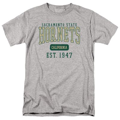 Sacramento State University Official Est. Date Unisex Adult T-Shirt, Athletic Heather, 4X-Large