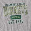 Sacramento State University Official Est. Date Unisex Adult T-Shirt, Athletic Heather, 4X-Large view 2