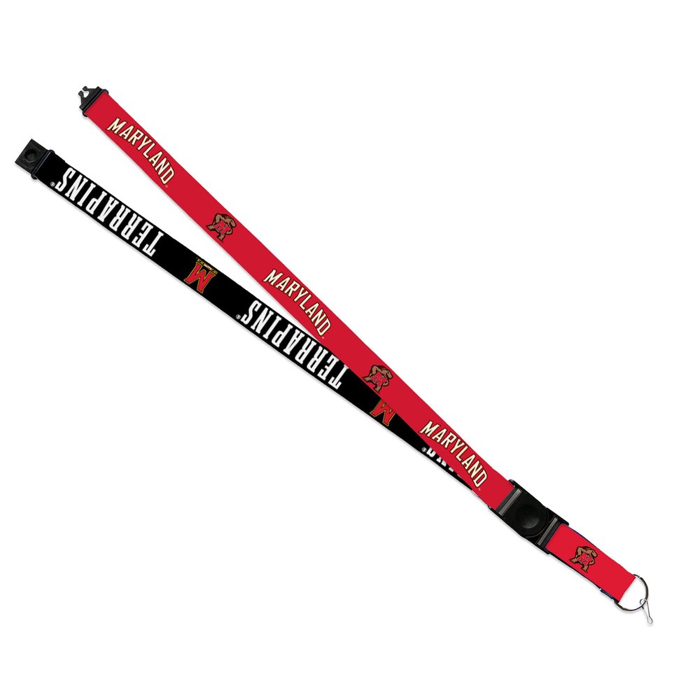 Rico Industries NCAA Maryland Terrapins Primary 18" x 1" Premium Unisex-Adult Safety Breakaway Lanyard
