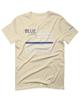 0181. Blue Lives Matter American Flag Thin Blue Line USA Police Support Patriotic Style for Men T Shirt (Beige Large) view 1