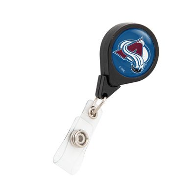 Desert Cactus Colorado Avalanche Retractable Badge Holder NHL Team ID Reel with Ticket Clip for Lanyard, Work, School & Office Access