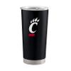 Logo Brands NCAA Cincinnati Bearcats Game Day 20 oz Stainless Steel Tumbler  Vacuum Insulated Double Wall Travel Mug with Slider Lid,Team Color - Keeps Drinks Hot & Cold for Hours view 1