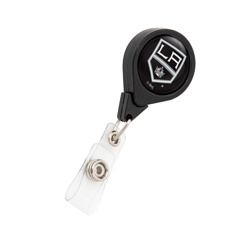 Desert Cactus Los Angeles Kings Retractable Badge Holder NHL Team ID Reel with Ticket Clip for Lanyard, Work, School & Office Access