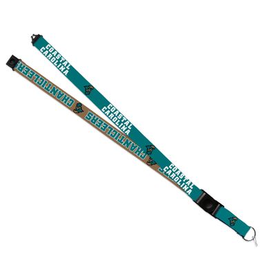 Rico Industries NCAA Coastal Carolina Chanticleers 18" x 1" Premium Unisex-Adult Safety Breakaway Lanyard