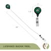 Desert Cactus Dallas Stars Retractable Badge Holder NHL Team ID Reel with Ticket Clip for Lanyard, Work, School & Office Access view 3