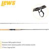 Lew's Wally Marshall Classic Signature Jigging Fishing Rod, 9-Foot 1-Piece IM8 Graphite Rod, Medium-Light Power with Moderate Action, Stainless Steel Guides, Cork Handle, Black view 3