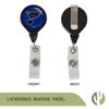 Desert Cactus St. Louis Blues Retractable Badge Holder NHL Team ID Reel with Ticket Clip for Lanyard, Work, School & Office Access view 2