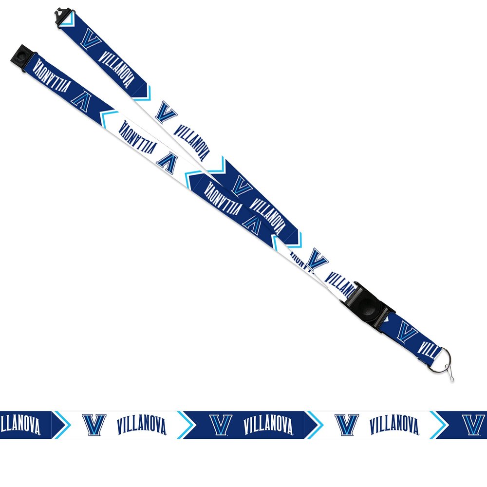 Rico Industries NCAA Villanova Wildcats Primary 18" x 1" Premium Unisex-Adult Safety Breakaway Lanyard