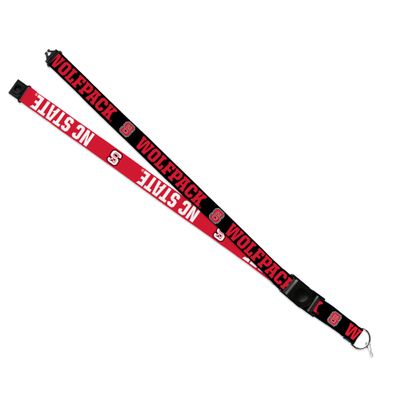 Rico Industries NCAA North Carolina State Wolfpack 18" x 1" Premium Unisex-Adult Safety Breakaway Lanyard