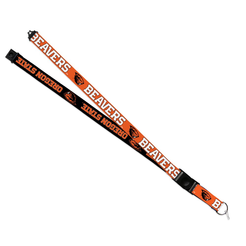 Rico Industries NCAA Oregon State Beavers Primary 18" x 1" Premium Unisex-Adult Safety Breakaway Lanyard
