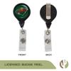 Desert Cactus Minnesota Wild Retractable Badge Holder NHL Team ID Reel with Ticket Clip for Lanyard, Work, School & Office Access view 2
