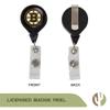 Desert Cactus Boston Bruins NHL Team Retractable Badge Holder NHL Team ID Reel with Ticket Clip for Lanyard, Work, School & Office Access view 2