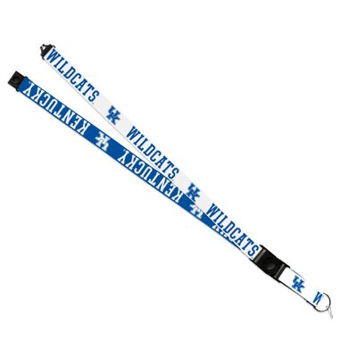 Rico Industries NCAA Kentucky Wildcats Team Colors 18" x 1" Premium Unisex-Adult Safety Breakaway Lanyard